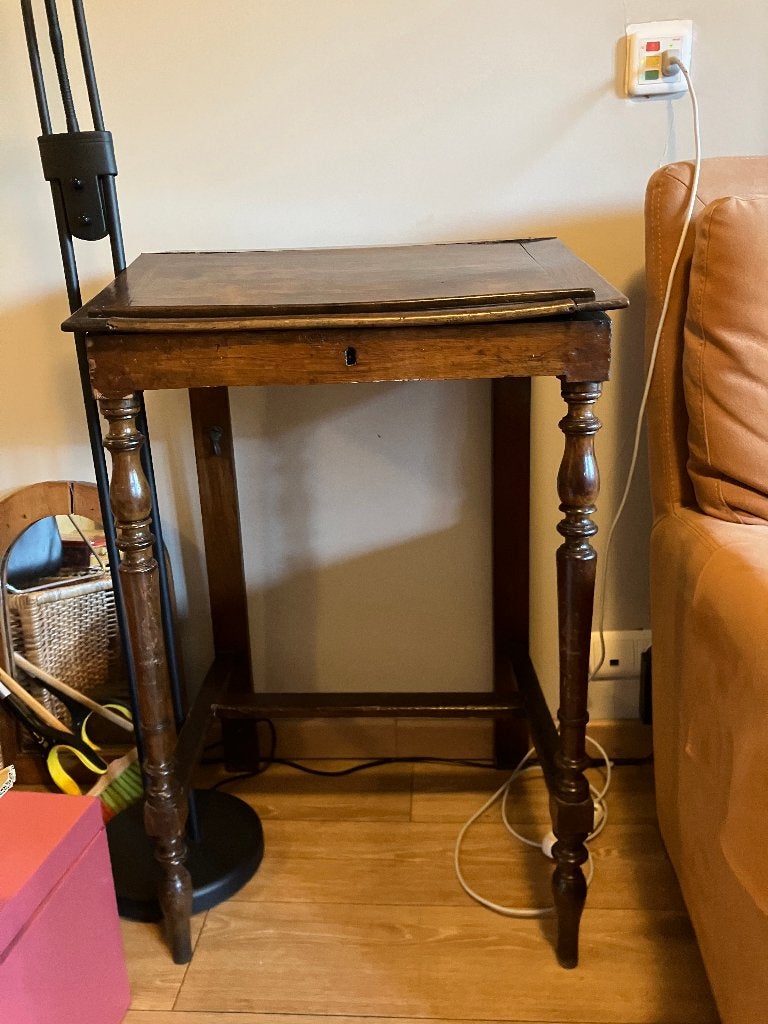 Secrétaire ancien en chêne, Maison & Meubles, Enlèvement, Utilisé
