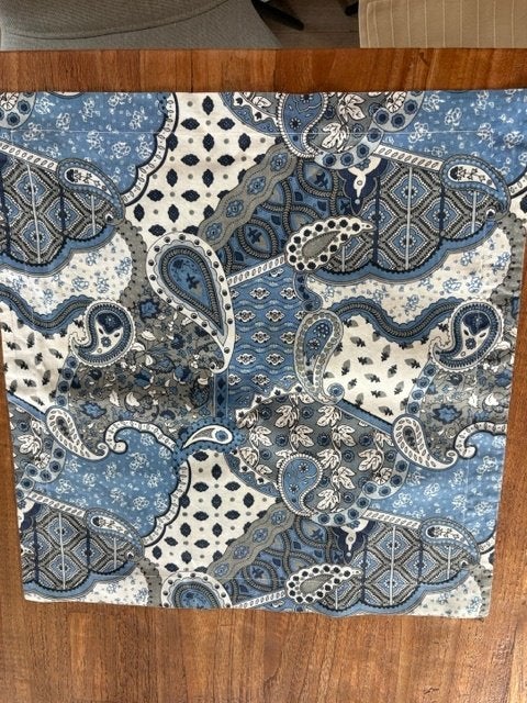 Taie d'oreiller Throw, Coussin décoratif, Enlèvement ou Envoi, Bleu, Lavable