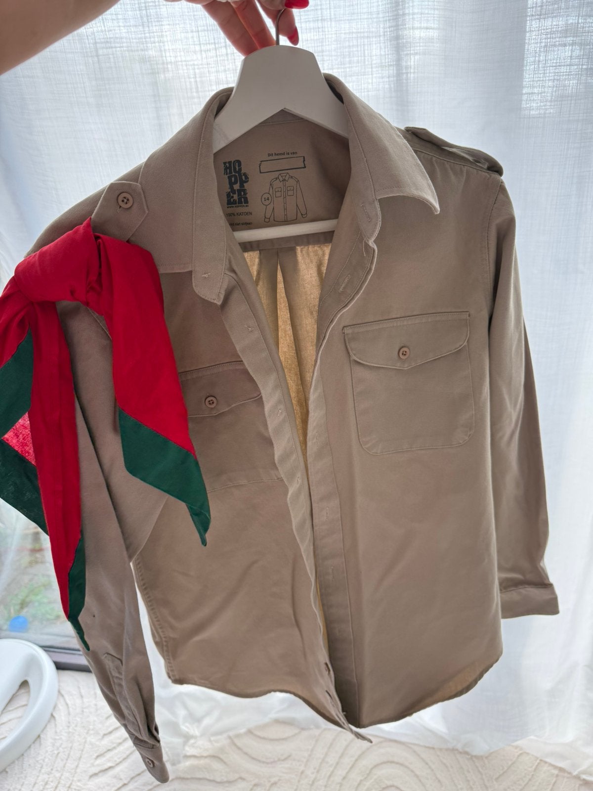 Chemise Scout originale - taille 14 ans - comme neuve, Enlèvement, Comme neuf