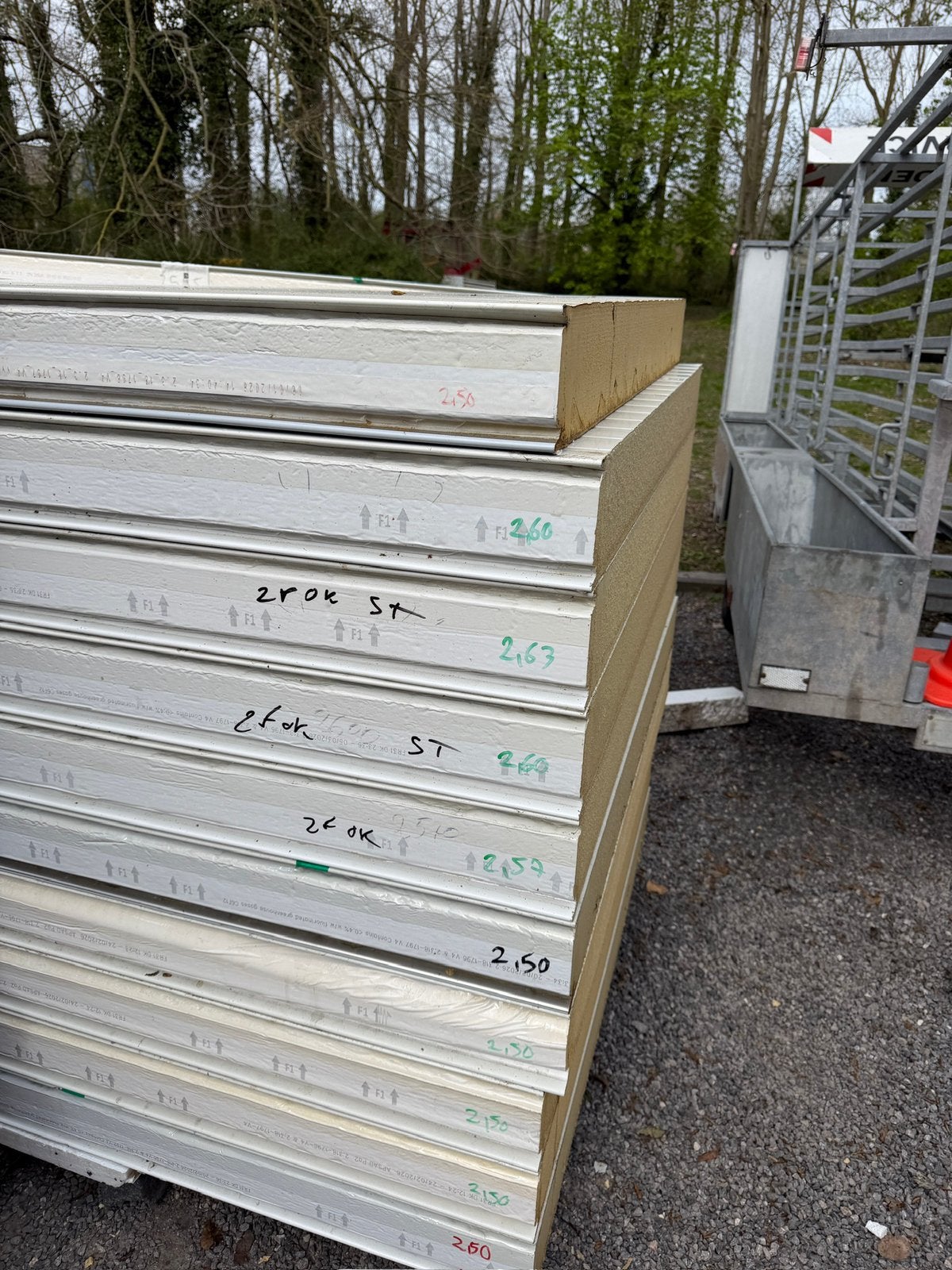 Panneau sandwich, Doe-het-zelf en Bouw, Platen en Panelen, Zo goed als nieuw, Ophalen