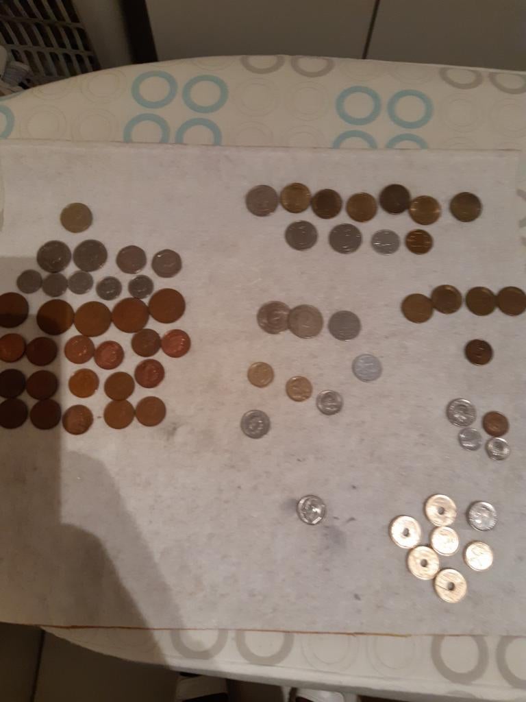 Oud geld  van o.a. Engeland Duitsland ,Oostenrijk ,Spanje, Ophalen of Verzenden, Munten