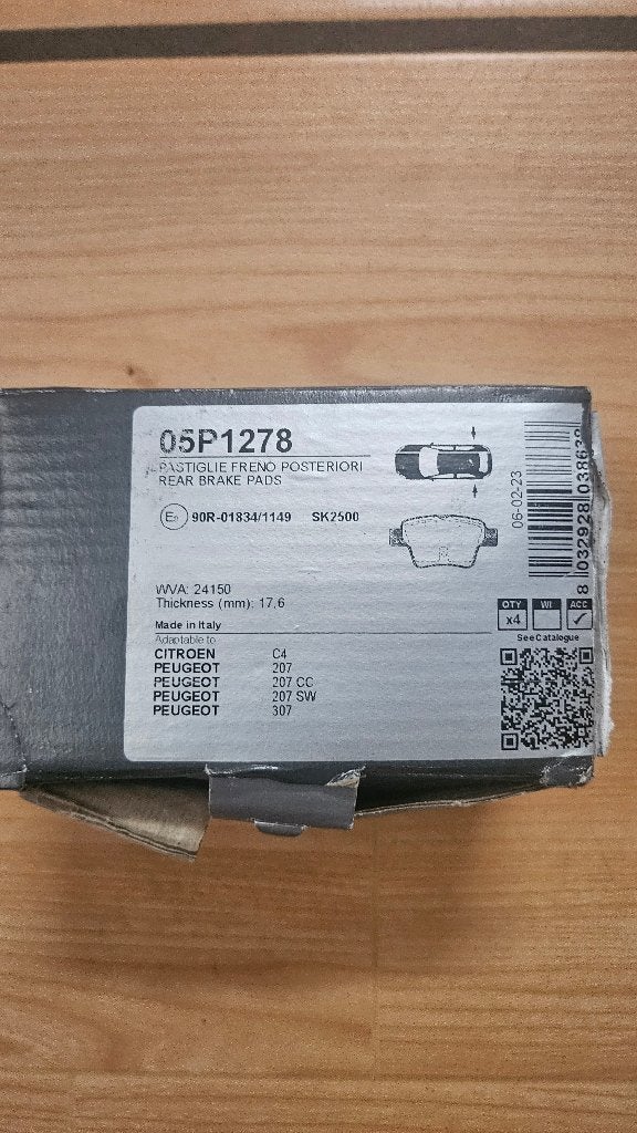 Plaquettes de freins neuves, Autos : Pièces & Accessoires, Enlèvement, Citroën