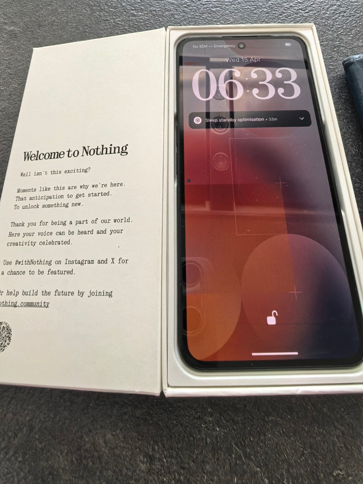Nothing phone 3 a pro État neuf boîte coque facture, Enlèvement, Argent