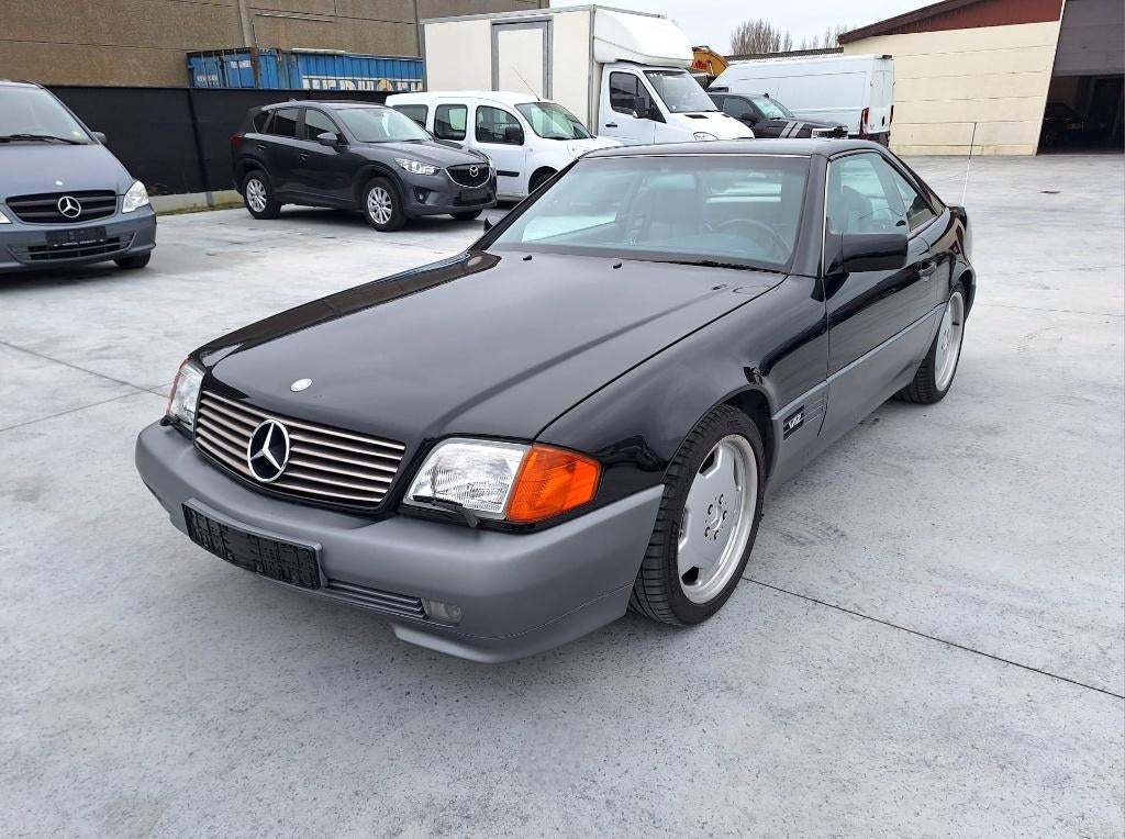 Mercedes SL600 V12  | 1993 | Automaat, Autos, Oldtimers & Ancêtres, Cuir, Achat, Entreprise, Intérieur cuir