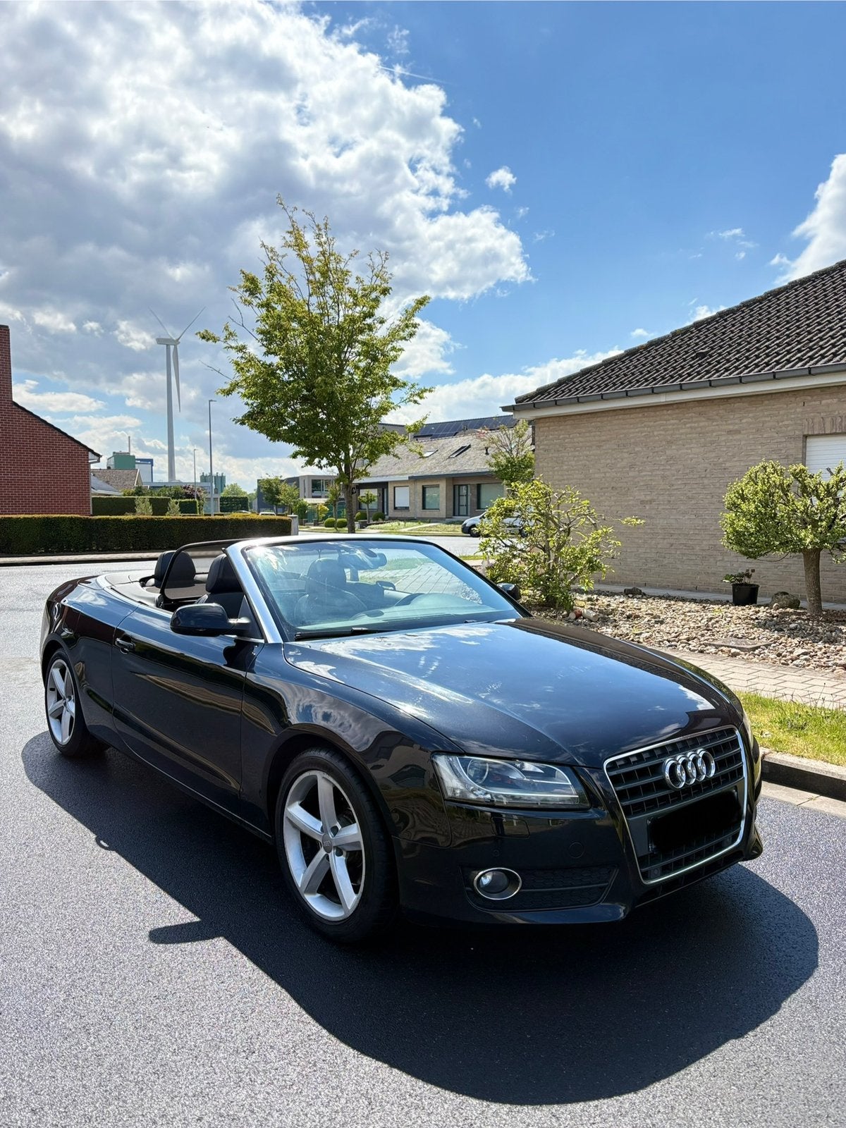 Audi A5 2.0 TFSI 211 Pk Cabrio S-Line, Auto's, Audi, Euro 5, Zwart, Cabriolet, Zwart