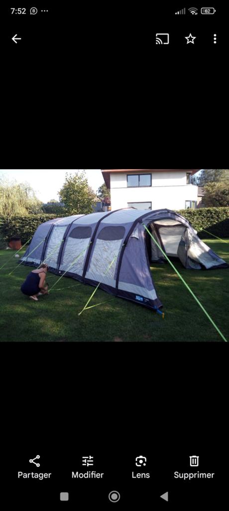 Tante de marque Kampa 8 de 8m/4m80, Caravanes & Camping