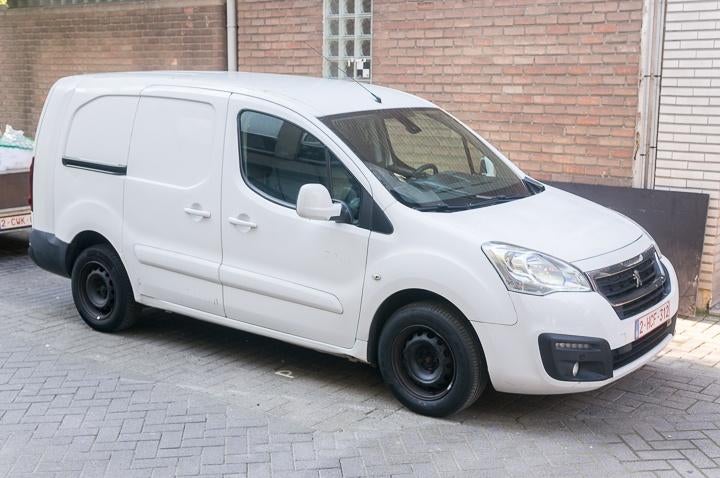 Peugeot partner | L2 | 1.6 HDI | 2015 | 3zit| lichte vracht, Auto's, Voorwielaandrijving, Stof, 4 cilinders, Grijs