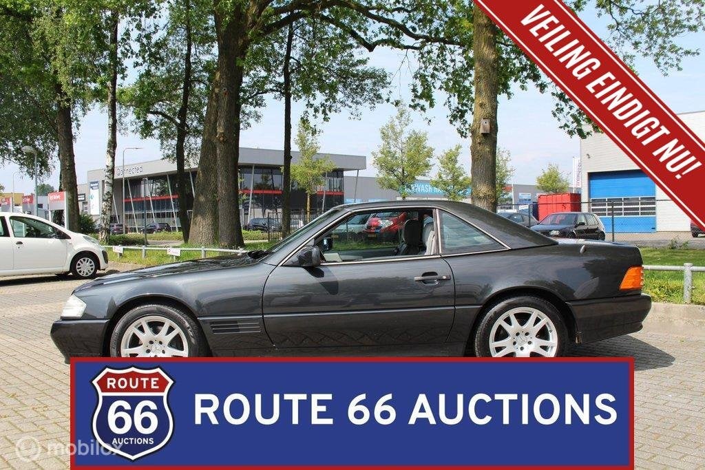 Mercedes-Benz 300 SL | 1991 | Route 66 Auctions, Auto's, Zwart, Mercedes-Benz, Bedrijf, Handgeschakeld