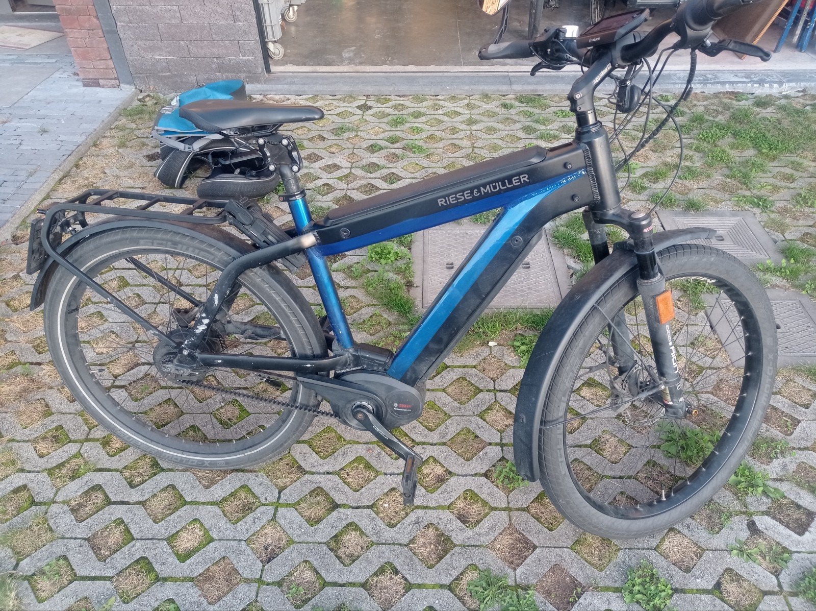 Speed pedelec Riese & Müller Supercharger 2, Gebruikt, 50 km per accu of meer, 55 tot 59 cm, Ophalen