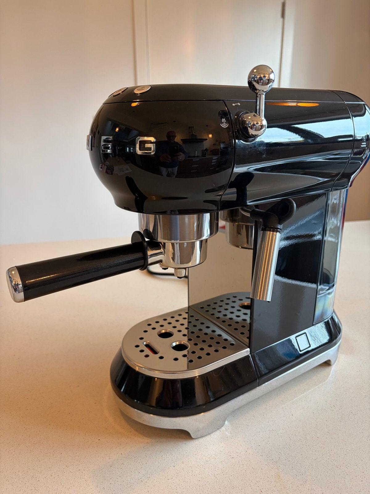 SMEG Espressomachine – Zo goed als nieuw!, Ophalen of Verzenden, Zo goed als nieuw, Stoompijpje