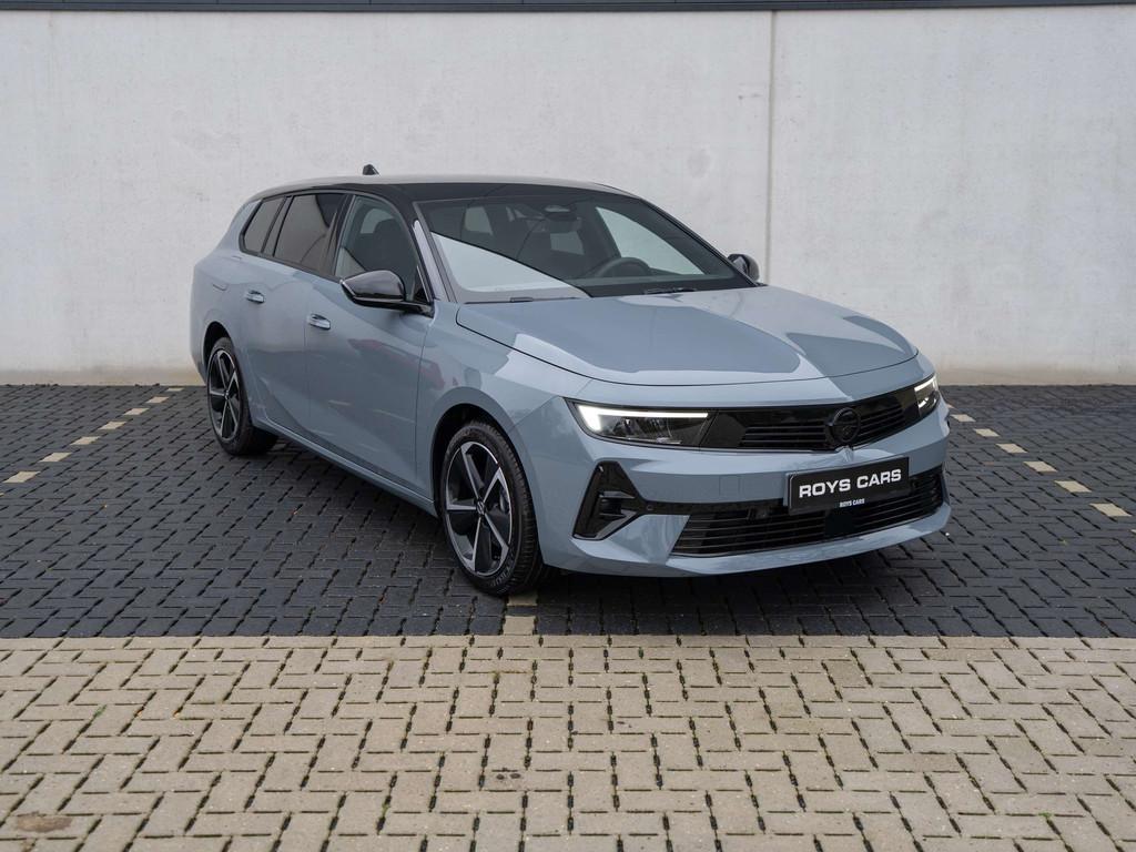 Opel Astra Astra Sports Tourer 1.2 Turbo GS 2 JAAR GARANTIE, Auto's, Stof, Gebruikt, Zwart, 1199 cc