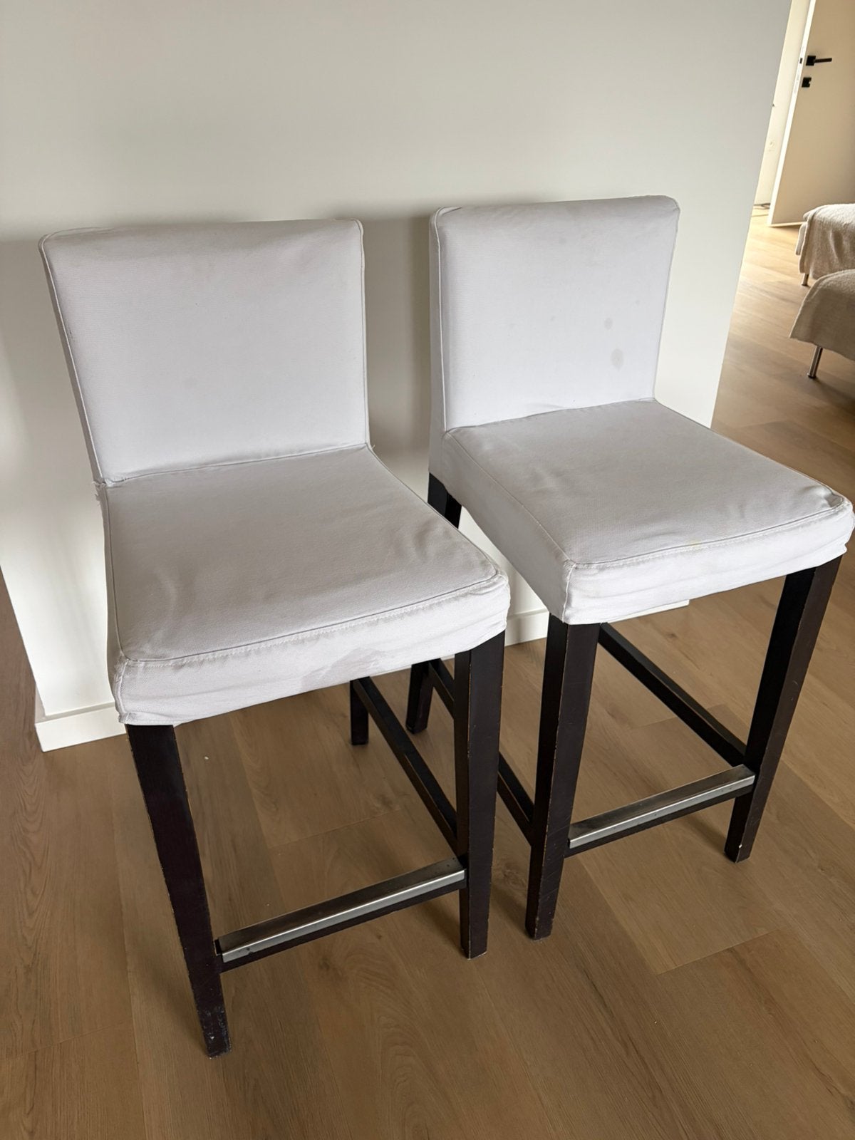 Barkrukken & barstoelen, Huis en Inrichting, Barkrukken, 2 krukken, Ophalen, Gebruikt
