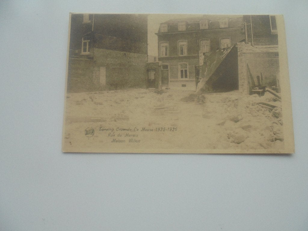 seraing crue -rue du marais- maison wilkin, Envoi, 1920 à 1940, Non affranchie, Liège