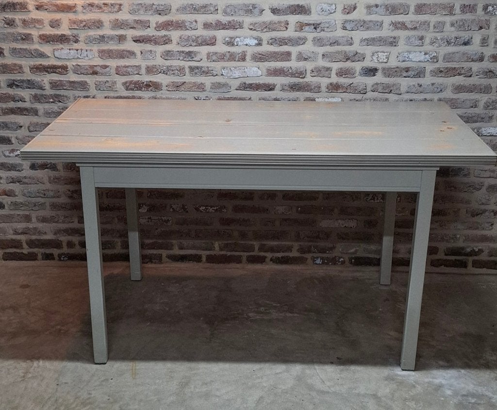 Stevige houten Tafel, Huis en Inrichting, Ophalen, Gebruikt, Grenenhout