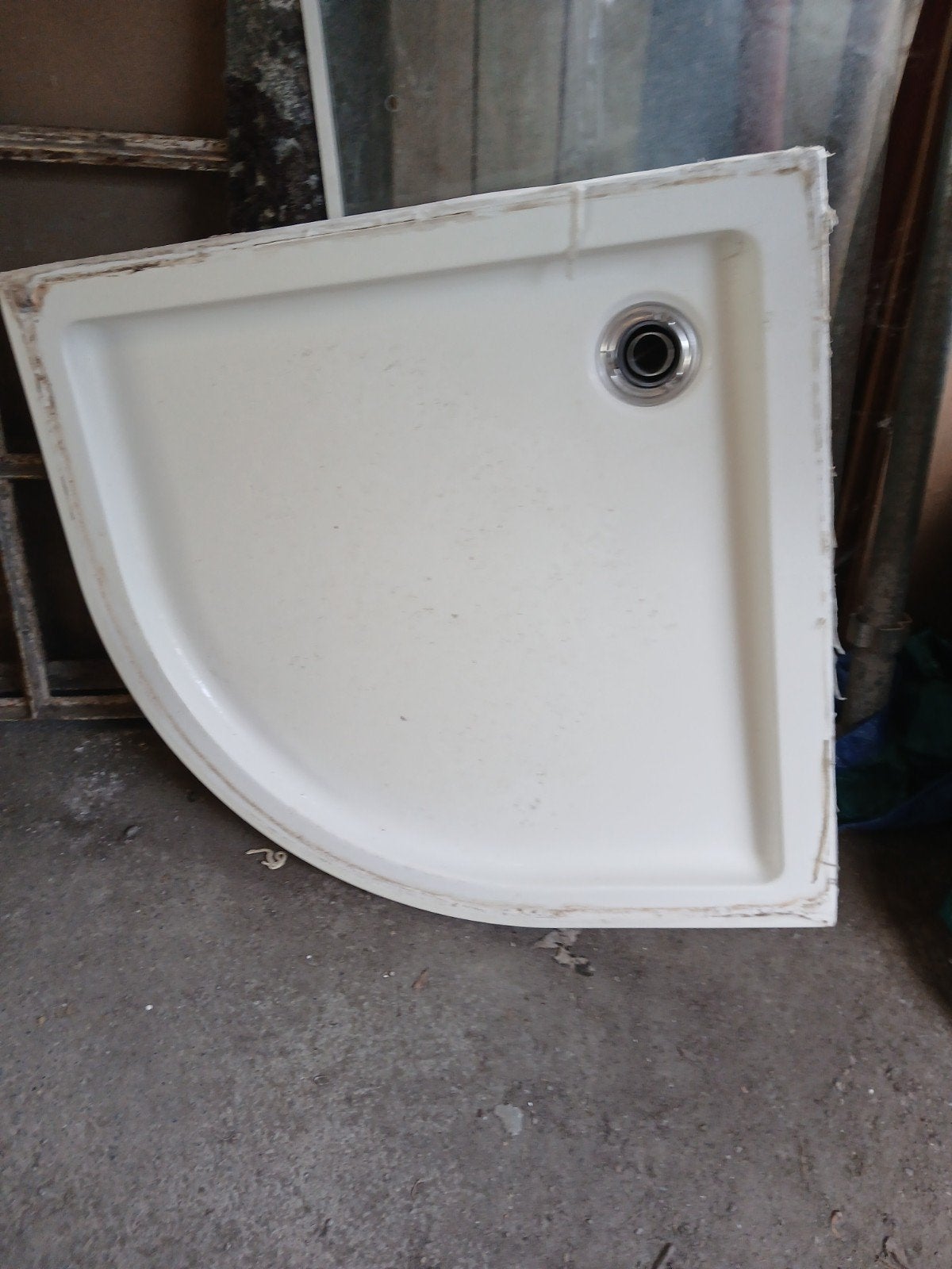 Bac de douche 90 x 90 x 4cm sans pied, Bricolage & Construction, Enlèvement, Douche