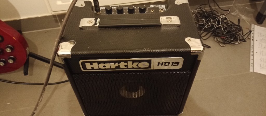 Jazz bass gotoh bridge pickup, hartke 15w combo, Musique & Instruments, Enlèvement, Utilisé, Électrique