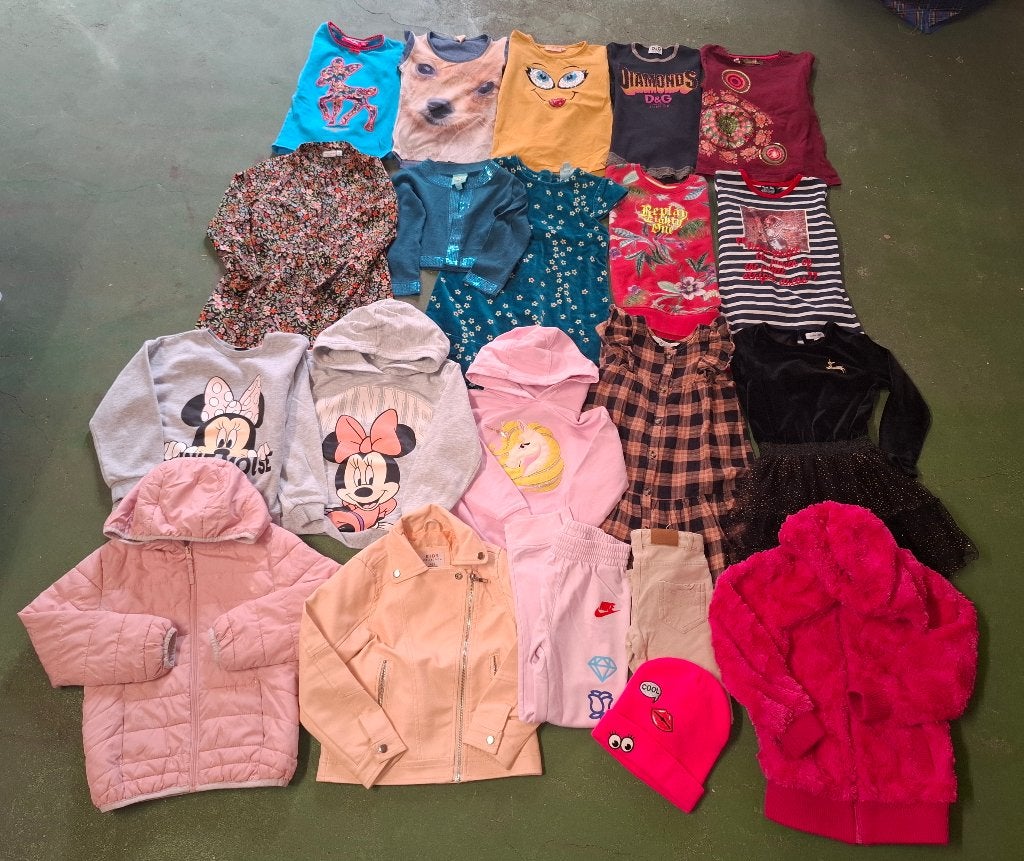 Mooi herfst meisjes pakket 5-6 jaar MT 110-116 totaal  21 st, Ophalen of Verzenden, Gebruikt, Maat 110
