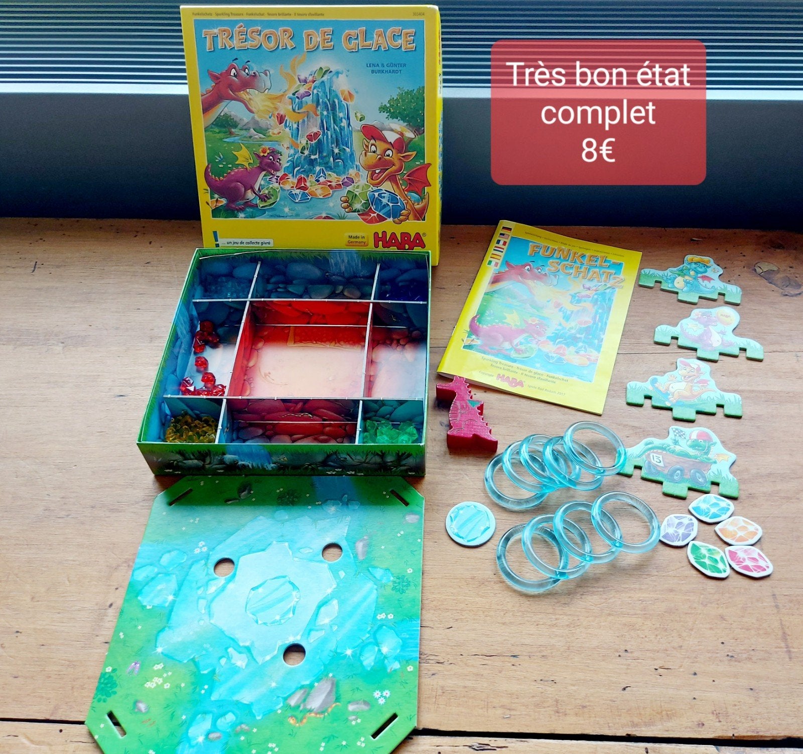 Haba Jeu Trésor de glace, Hobby & Loisirs créatifs, Enlèvement ou Envoi, Comme neuf