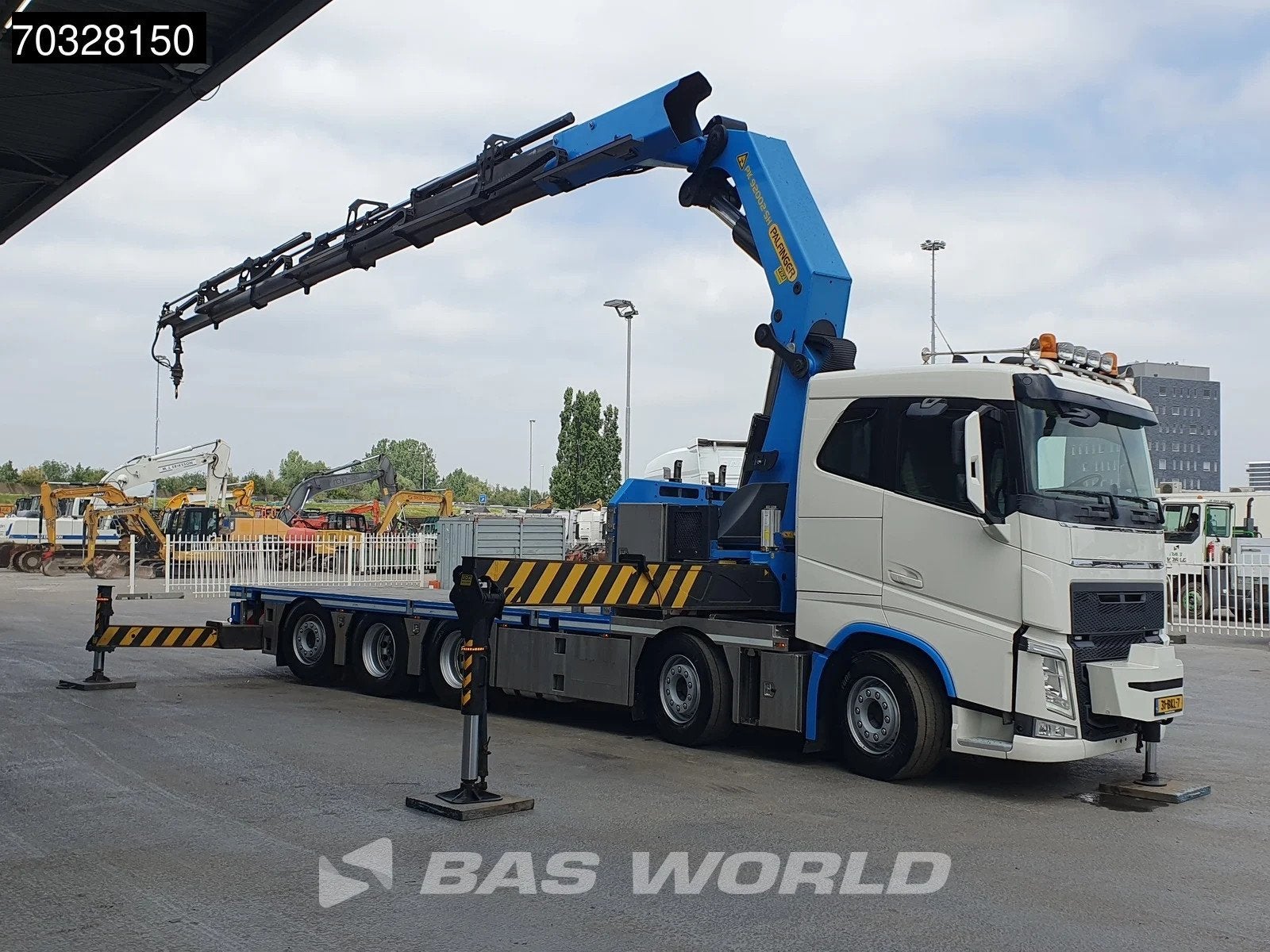 Volvo FH FH 500 10X4 Palfinger PK92002-SH Crane 7 extensions, Autos, Camions, Achat, Euro 6, Entreprise, 500 ch