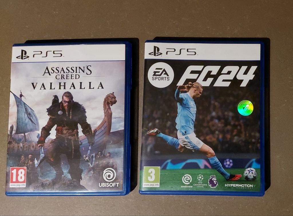 PS5 Games: FC 24 en Assassins Creed Valhalla, Games en Spelcomputers, Games | Sony PlayStation 5, Ophalen of Verzenden