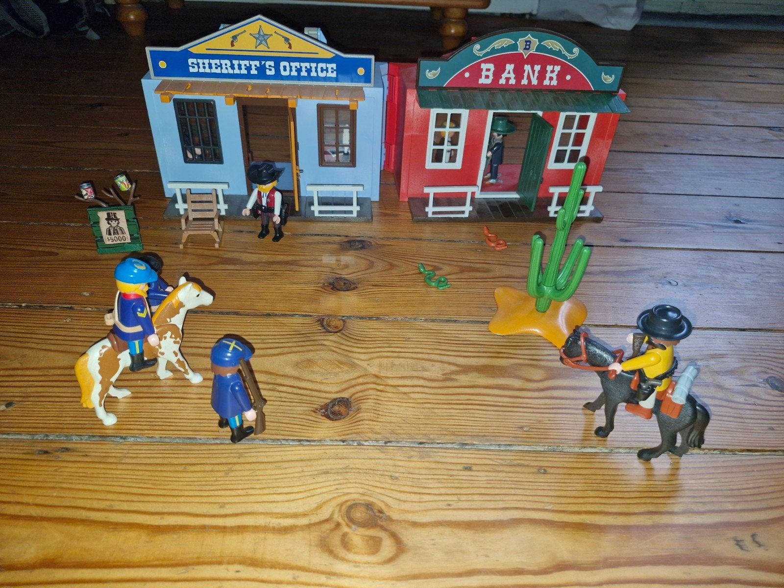Playmobil Far West verplaatsbare box, Kinderen en Baby's, Speelgoed | Playmobil, Zo goed als nieuw, Complete set, Ophalen