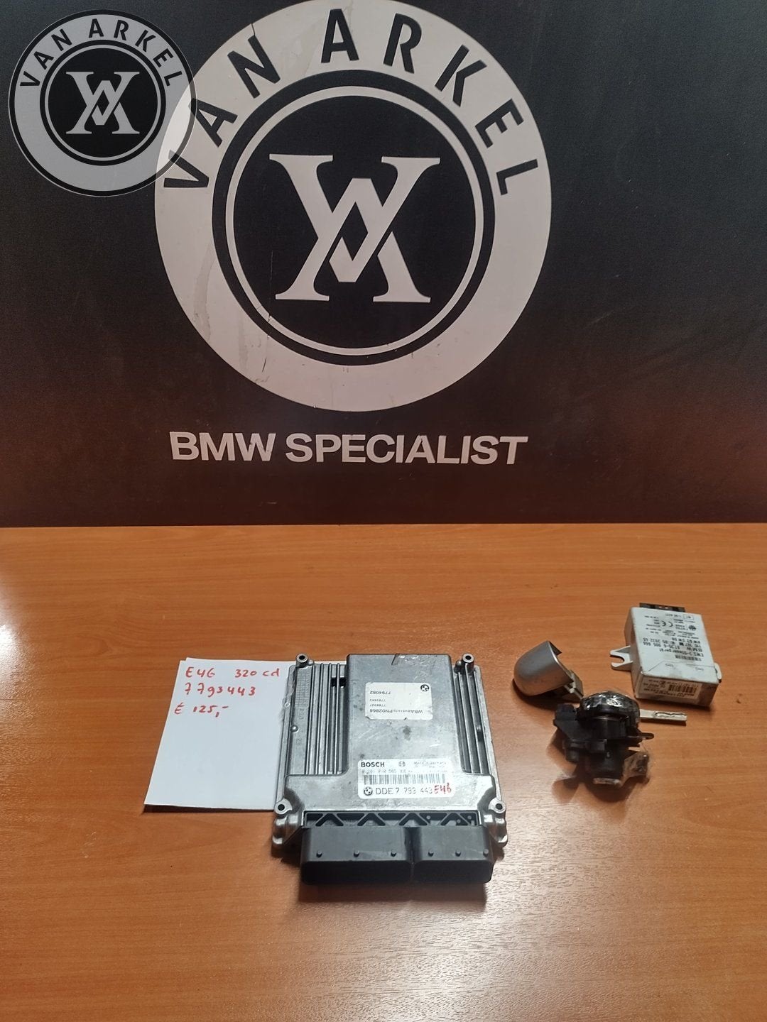 DDE set E46 320d 7793443, Autos : Pièces & Accessoires, Électronique & Câbles, BMW, Utilisé, Enlèvement ou Envoi