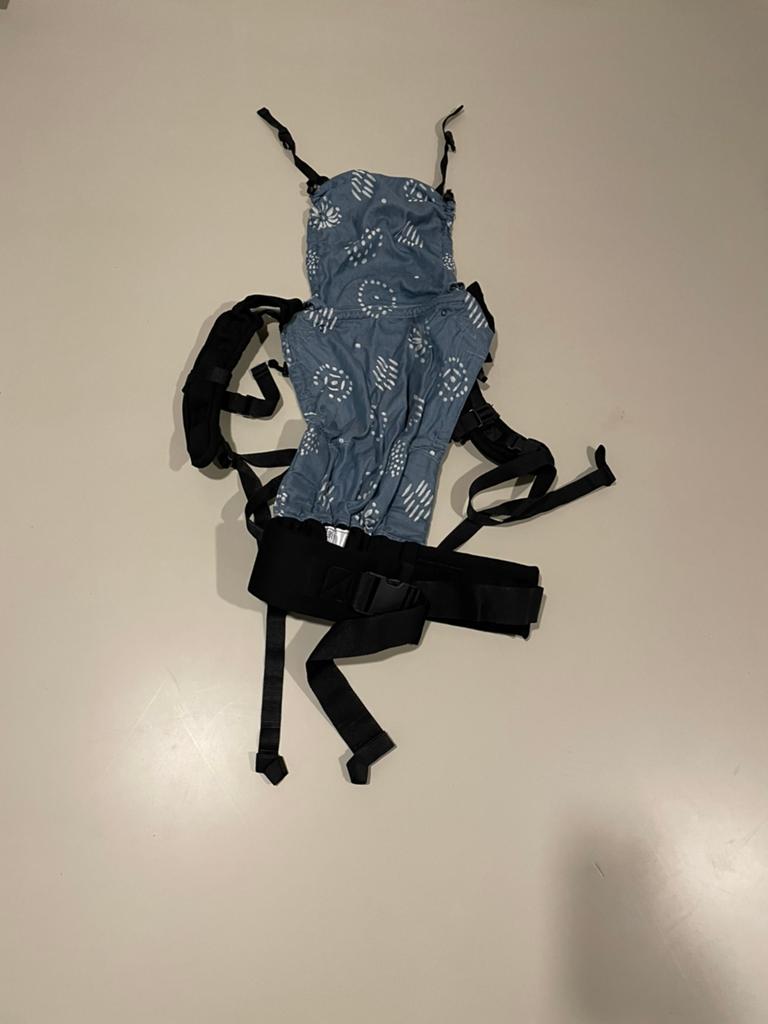 Ergonomische baby draagzak (Manduca stijl) – verstelbaar, Kinderen en Baby's, Babydragers en Draagdoeken, Zo goed als nieuw, Draagzak