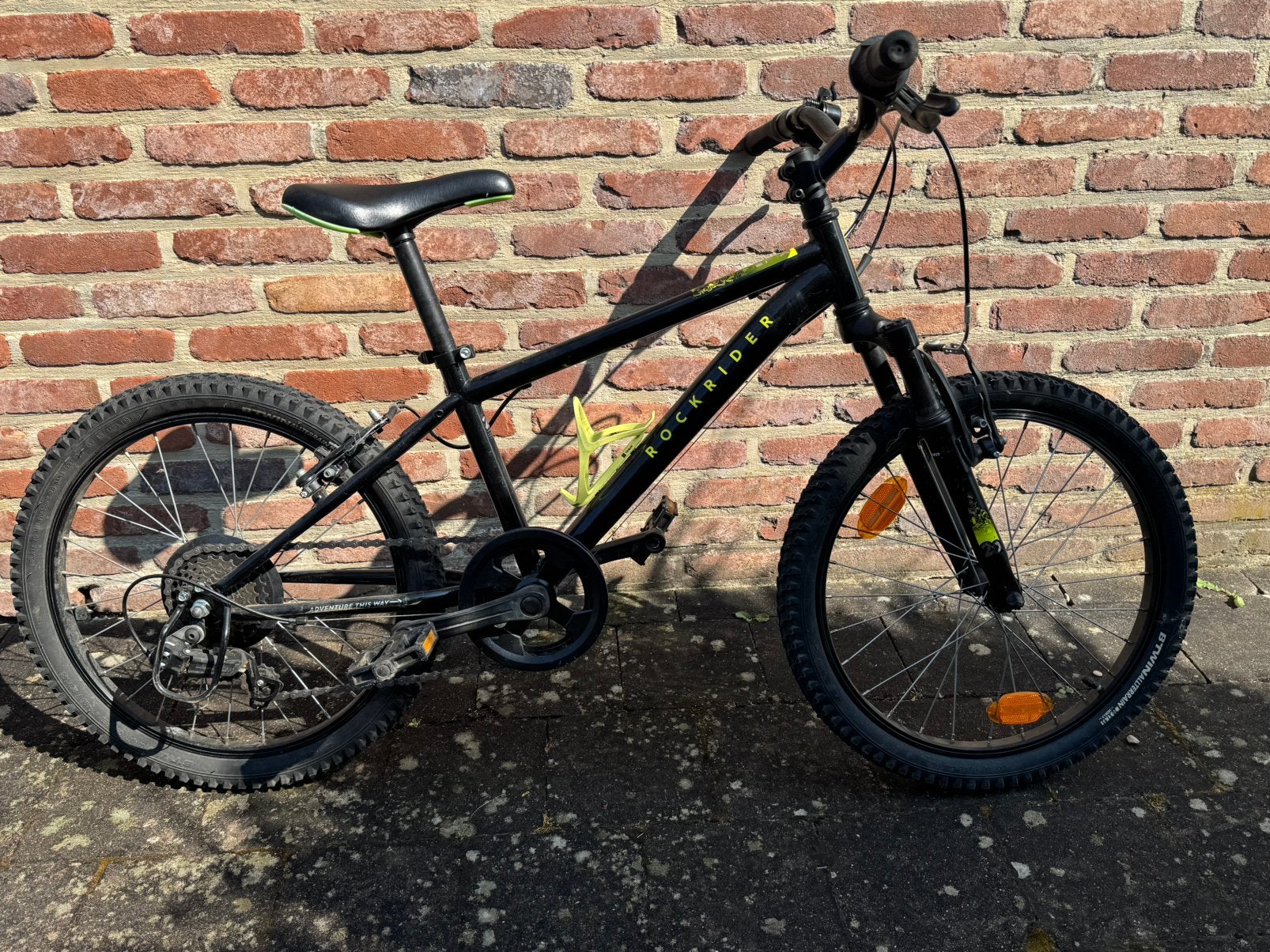 Kinderfiets Rockrider EXPL500 20 inch, Ophalen, Gebruikt, Velgrem, 16 tot 20 inch