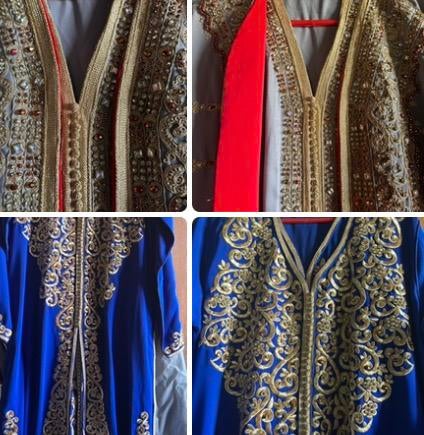 deux nouvels superbes vêtements traditionnels brodés, Ophalen of Verzenden, Zo goed als nieuw, Rood
