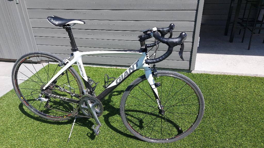 2 x GIANT CARBON  RACEFIETSEN, Fietsen en Brommers, Fietsen | Heren | Sportfietsen en Toerfietsen, Ophalen, Meer dan 20 versnellingen