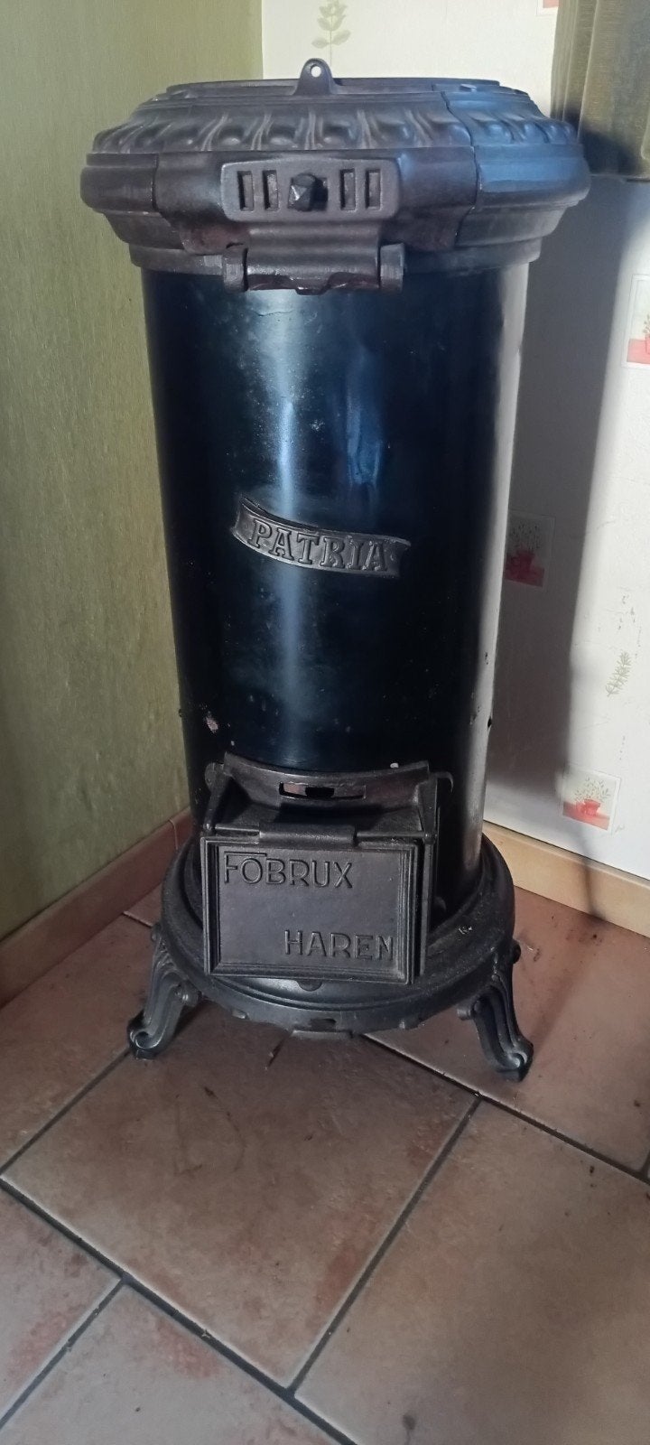 Poêle bois FoBrux Patria, chauffage, Multi-brûleur, Enlèvement, Utilisé, Bois