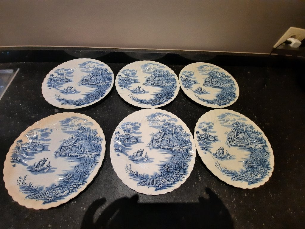Vintage borden van Johnson Bros., Ophalen of Verzenden