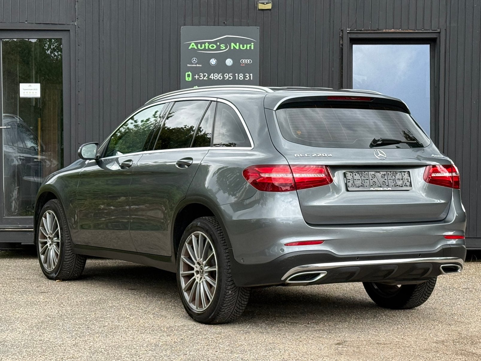 Mercedes-benz glc220d 4matic amg diesel 2018 btw wagen, Autos, Mercedes-Benz, Achat, Euro 6, Entreprise, Noir