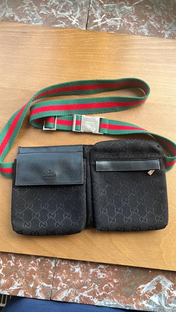 Gucci boekentas voor heren, Handtassen en Accessoires, Tassen | Schoudertassen, Zo goed als nieuw, Overige merken, Zwart, Leer