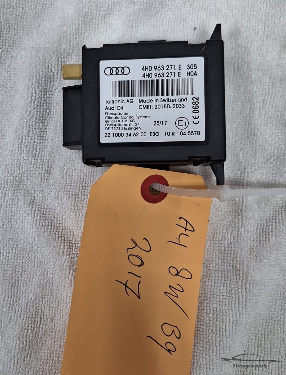 Antenne module Interieurvoorverwarming Audi A4 8W 4H0963271E, Ophalen of Verzenden, -, -, -