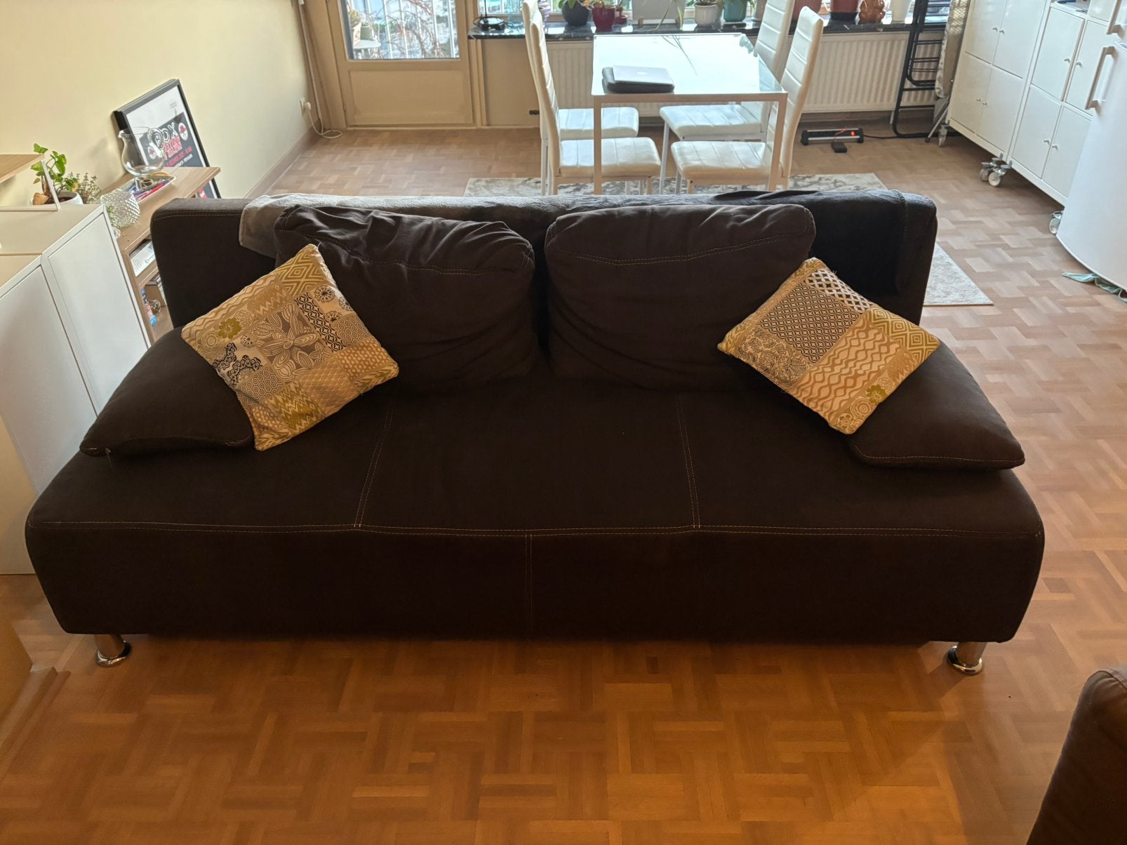Slaapbank, Ophalen, 100 tot 125 cm, Slaapbank, Rechte bank