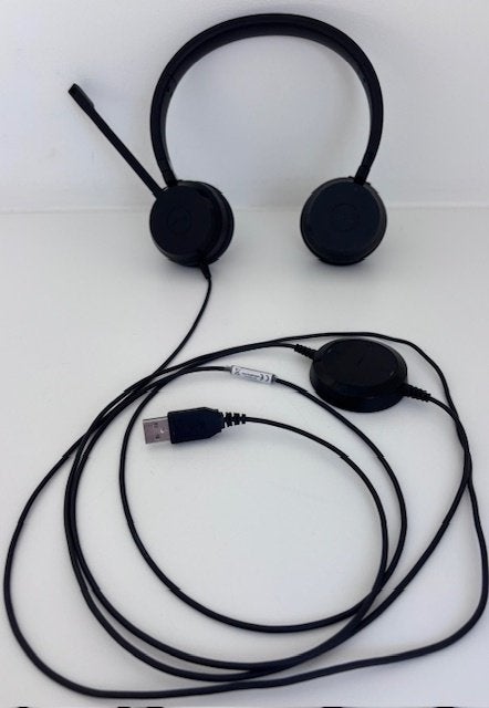 Casque stéréo filaire avec microphone Jabra HSC016, Enlèvement ou Envoi, Filaire