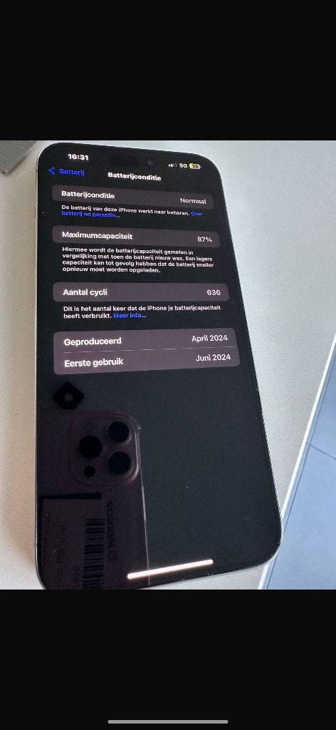 Iphone 15 pro max, Telecommunicatie, Mobiele telefoons | Apple iPhone, Gebruikt, 86 %, IPhone 15 Pro Max, Zonder simlock