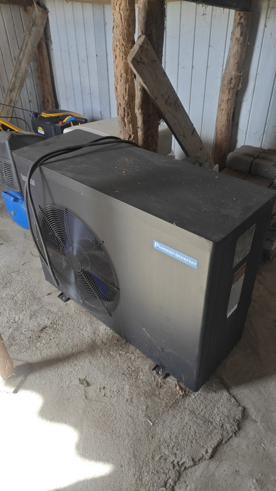 Zwembad warmtepomp 12,5kW - Pioneer Inverter, Tuin en Terras, Ophalen, Gebruikt, Verwarming