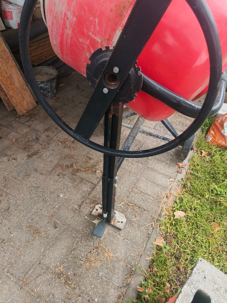 Betonmolen, Ophalen, Gebruikt