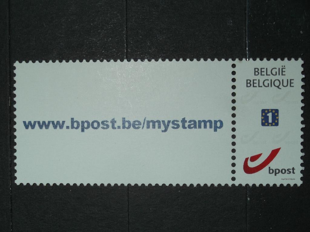 4320 Basis MyStamp Logo BPost drapeau Eu vlag tab, Ophalen of Verzenden, Postfris, Frankeerzegel, Europa