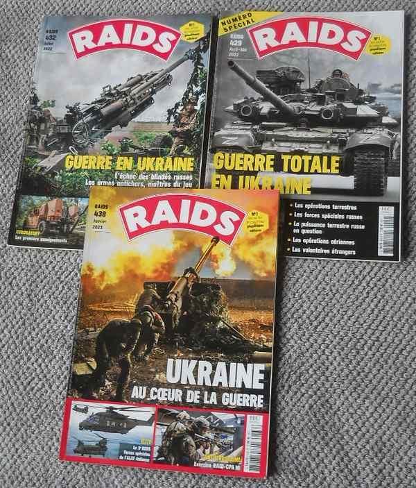 RAIDS - Guerre en Ukraine (lot de 6 numéros), Enlèvement, 1945 à nos jours, Utilisé