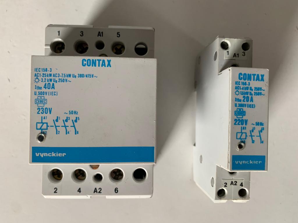 Vynckier Contax contactor, Ophalen of Verzenden, Gebruikt