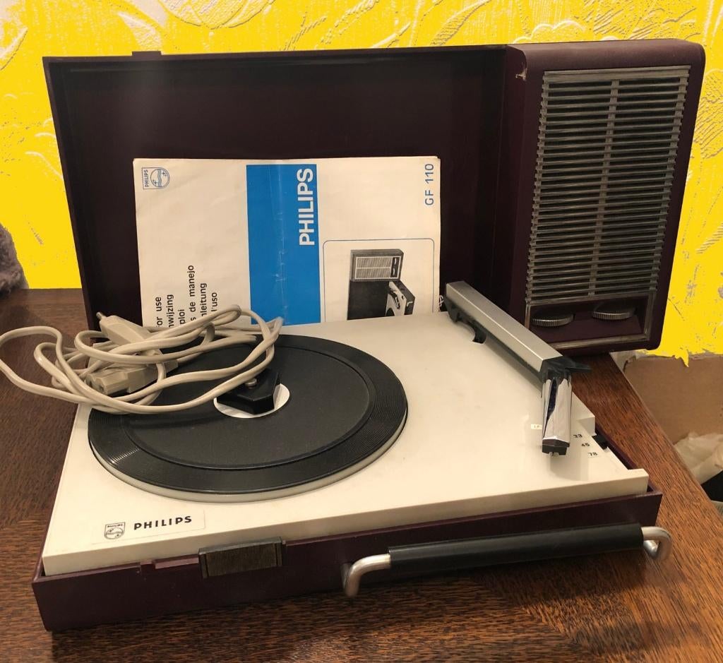 Electrophone Philips, Envoi, Utilisé, Tourne-disque, Philips