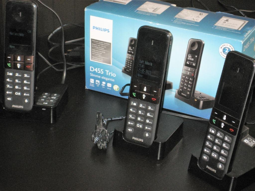 D455 Trio, Telecommunicatie, Ophalen of Verzenden, Gebruikt, 3 handsets