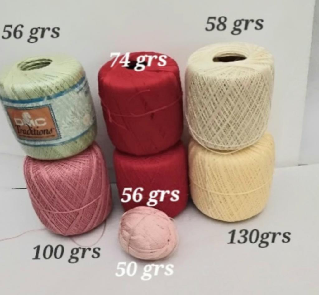 lot boules de coton , dmc , crochet 1./2, Enlèvement ou Envoi, Utilisé, Crochet, Autres types