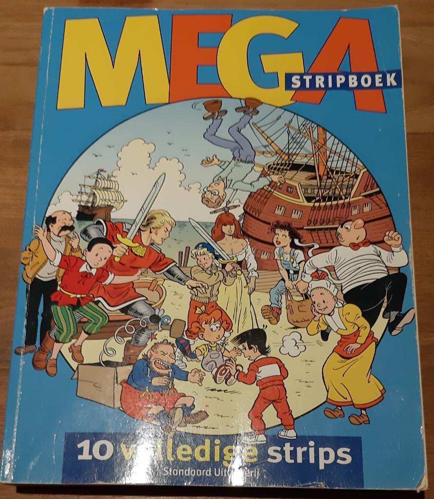 Mega stripboek (10 volledige strips), Meerdere stripboeken, Ophalen of Verzenden, Gelezen, Meerdere