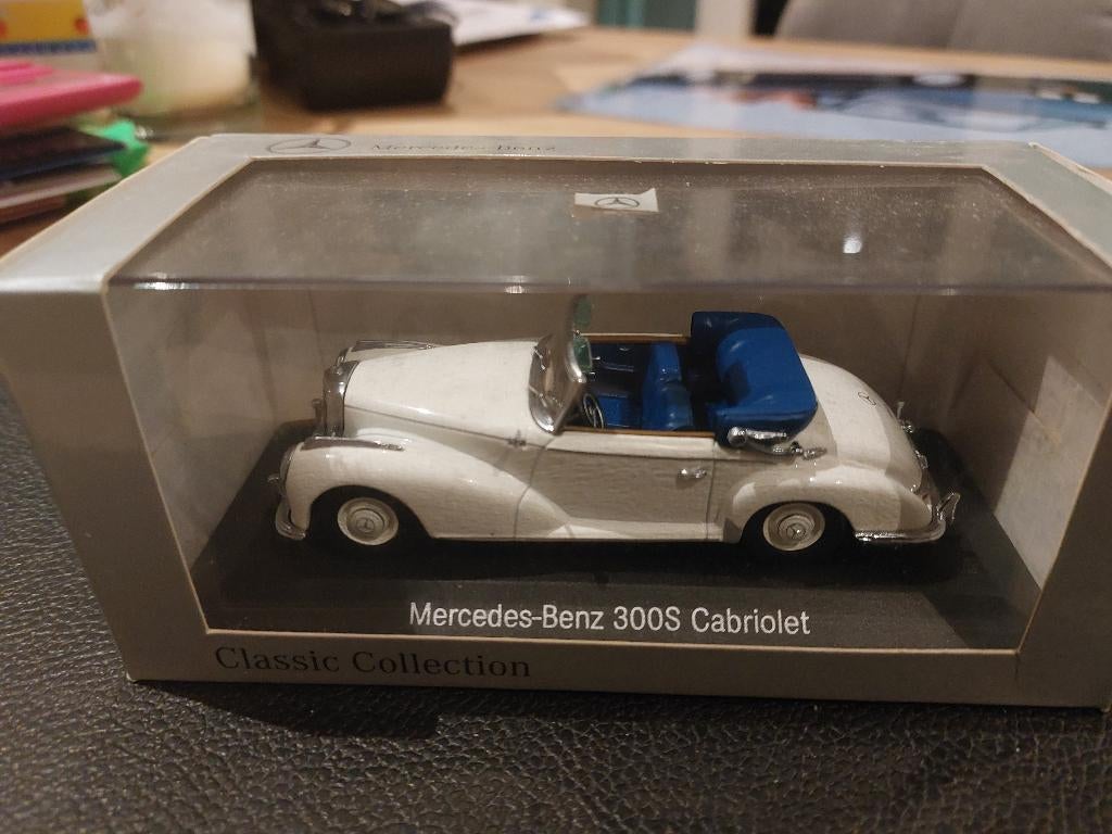 Minichamps Mercedes 300 SL Cabriolet White 1/43, Ophalen of Verzenden, Nieuw, Auto, MiniChamps