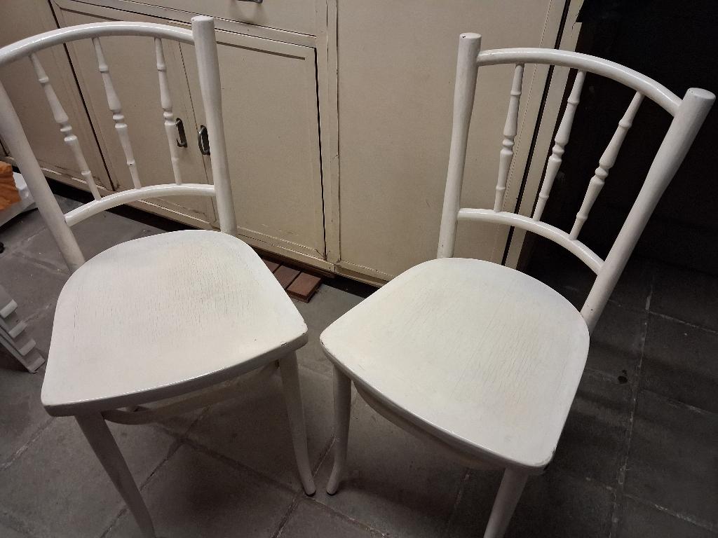 CHAISES  THONET ANCIENNES EN BOIS, Ophalen, Gebruikt, Hout, Twee