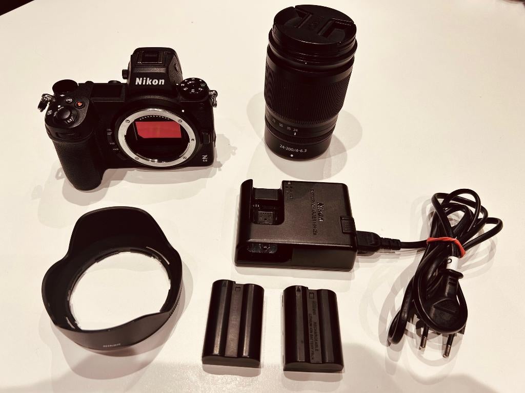 Nikon Z6 II + Nikkor Z 24-200mm f/4-6.3  + GRATIS FLITSER!!!, Ophalen, Zo goed als nieuw, Nikon, Geen optische zoom